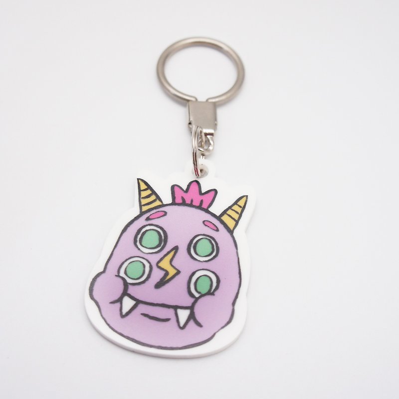 BLR Keyring A Monster a day [ Purple Monster ] KR01 - Keychains - Acrylic Purple