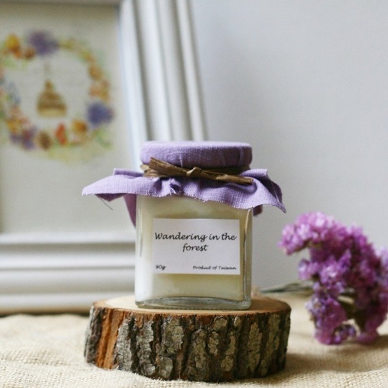 4th floor apartment. Enchanting aroma edition. Natural essential oils Soy Candles stroll in the forest [] complex aromatic oils. Valentine's Day present. Sisters ceremony. birthday gift. Bouquet ceremony - Candles & Candle Holders - Plants & Flowers Purple