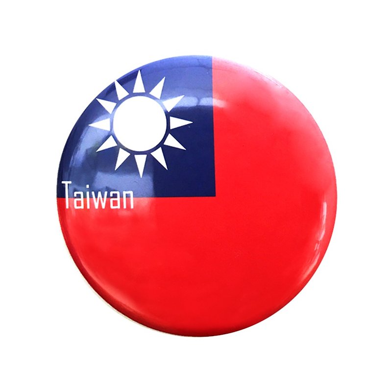 Magnet Bottle Opener-【World Flag Series】-Taiwan - แม็กเน็ต - โลหะ ขาว