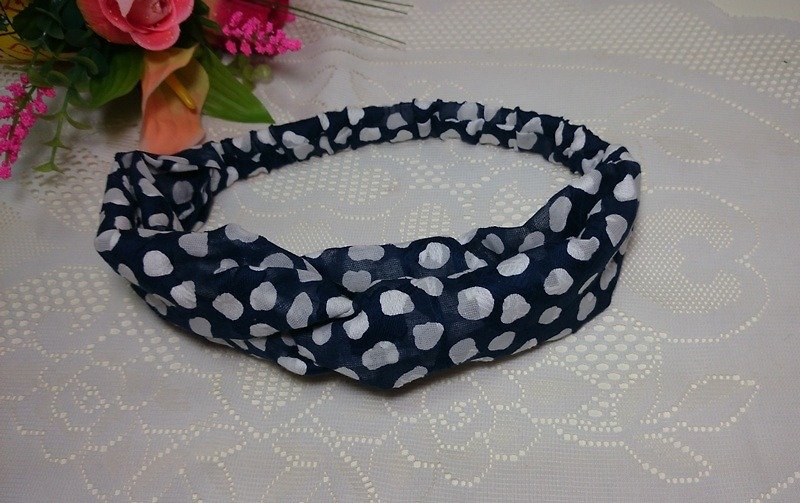 Sky cloud cross hairband - Hair Accessories - Other Materials 