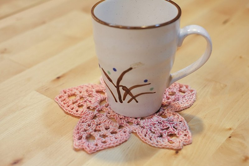 Cherry blossom coaster - Coasters - Other Materials Pink