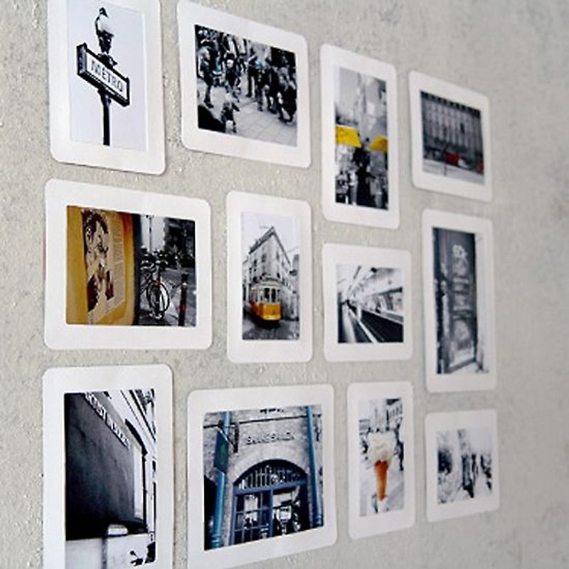 Thehaki- Wall Deco Photo Frame Set (12 in) - Pure White, THK25768 - Picture Frames - Paper White