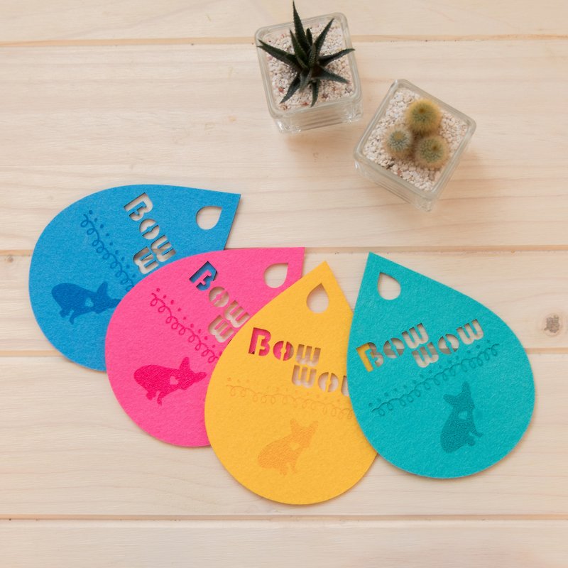 Customized Silhouette Coasters - Coasters - Other Materials Multicolor