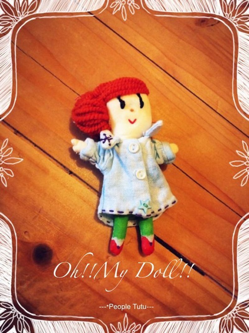 [Oh! My Doll !] we are brooches.-NO.3-Caelyn*永遠被寵愛的。 - ブローチ - コットン・麻 