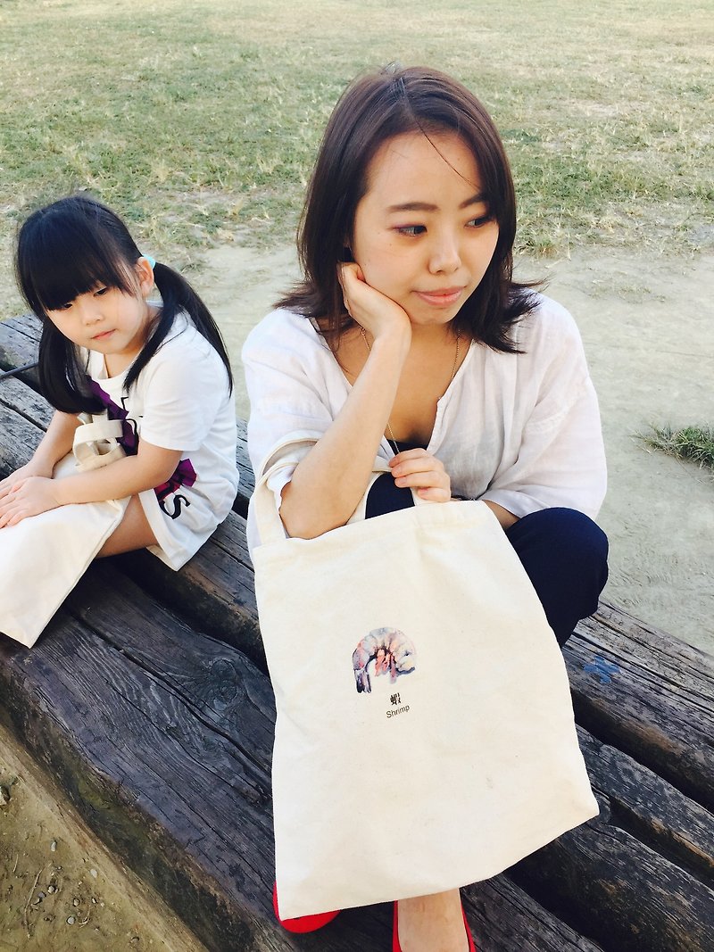 Shrimp Tote Bag - Messenger Bags & Sling Bags - Cotton & Hemp 