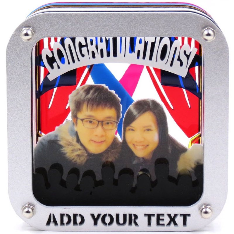 Customized 3D Brick Picture Frame-Stage King Theme x Personalization - Items for Display - Plastic Multicolor