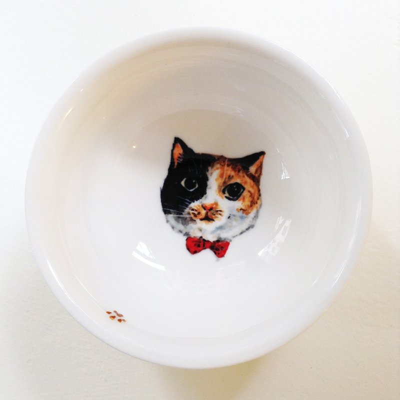 Painted large cup - San Mao cat - ถ้วย - วัสดุอื่นๆ สีนำ้ตาล