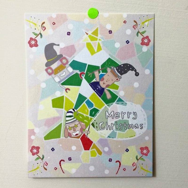 Christmas card [AMAZING THING WILL HAPPEN] - การ์ด/โปสการ์ด - กระดาษ หลากหลายสี