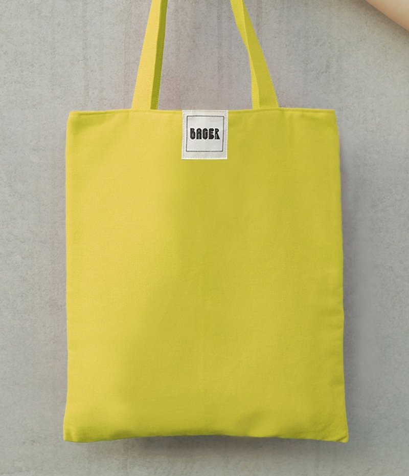 No veins canvas bag / yellow - กระเป๋าแมสเซนเจอร์ - วัสดุอื่นๆ สีเหลือง
