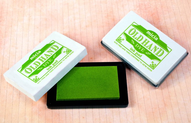 Dye stamp pad - grass green - ตราปั๊ม/สแตมป์/หมึก - วัสดุอื่นๆ 