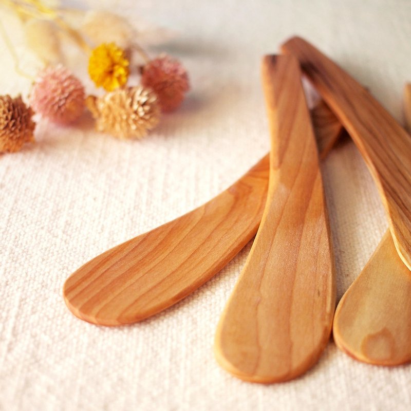 Finland VJ Wooden handmade wooden rowan spatula - ช้อนส้อม - ไม้ สีนำ้ตาล