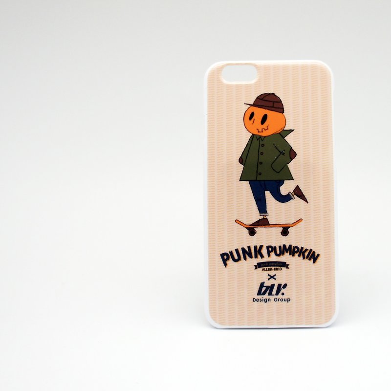 BLR 南瓜人 滑板 PunkPumpkin 聯名款 iPhone 保護殼 iPhone5/5s/6/6Plus - 手機殼/手機套 - 塑膠 卡其色