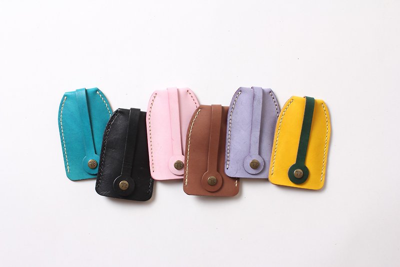 Country key bag leather key bag wedding gift [free custom lettering 1-7 characters] - ที่ห้อยกุญแจ - หนังแท้ หลากหลายสี
