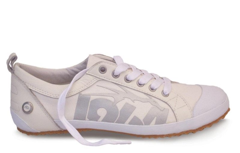 1964shoes 白色WHITE  牛皮/帆布休閒鞋(附兩色鞋帶)男、女款。 - 女休閒鞋/帆布鞋 - 真皮 白色