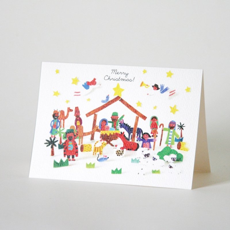 Christmas Eve, Christmas cards Silent Night Card - การ์ด/โปสการ์ด - กระดาษ หลากหลายสี