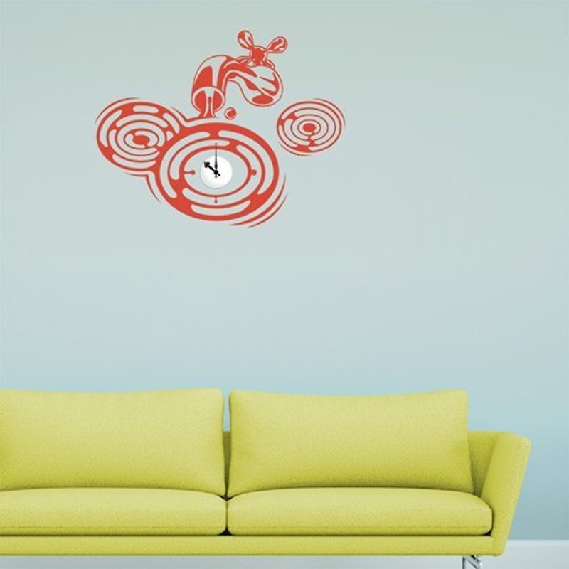《Smart Design》創意無痕壁貼◆漣漪(含台製機芯)8色可選 - 壁貼/牆壁裝飾 - 其他材質 黑色