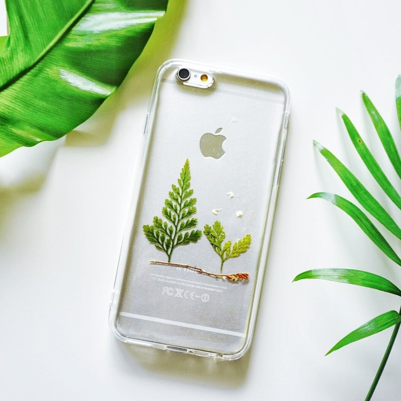 Forest小清新系列// 植物標本 押花手機殼 iphone 5/5s/SE/6/6s/6 plus/6s plus/7/7plus/Samsung S4/S5/S6/S6Edge/S7/S7Edge/Note3/Note4/Note5 - 手機殼/手機套 - 矽膠 