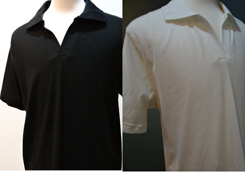 Gain Giogio Supreme Simple 100% Organic Cotton [Men's Clothing] Polo - Other - Cotton & Hemp White