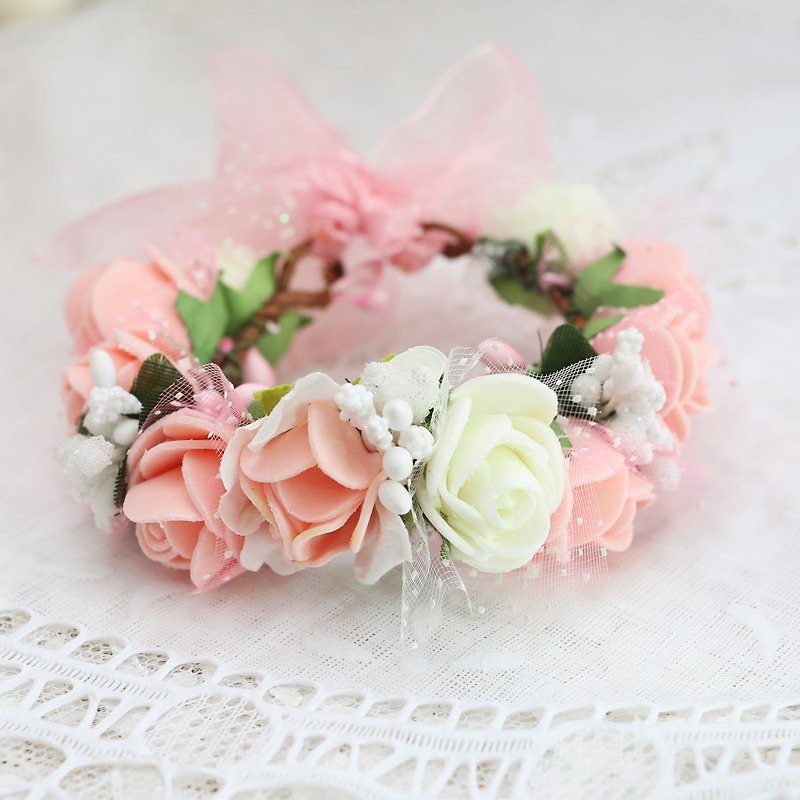Fashion necklace*Handmade jewelry bouquet*wedding small objects*passenger develop as*wreaths wrist flower composition - Hair Accessories - Plastic 