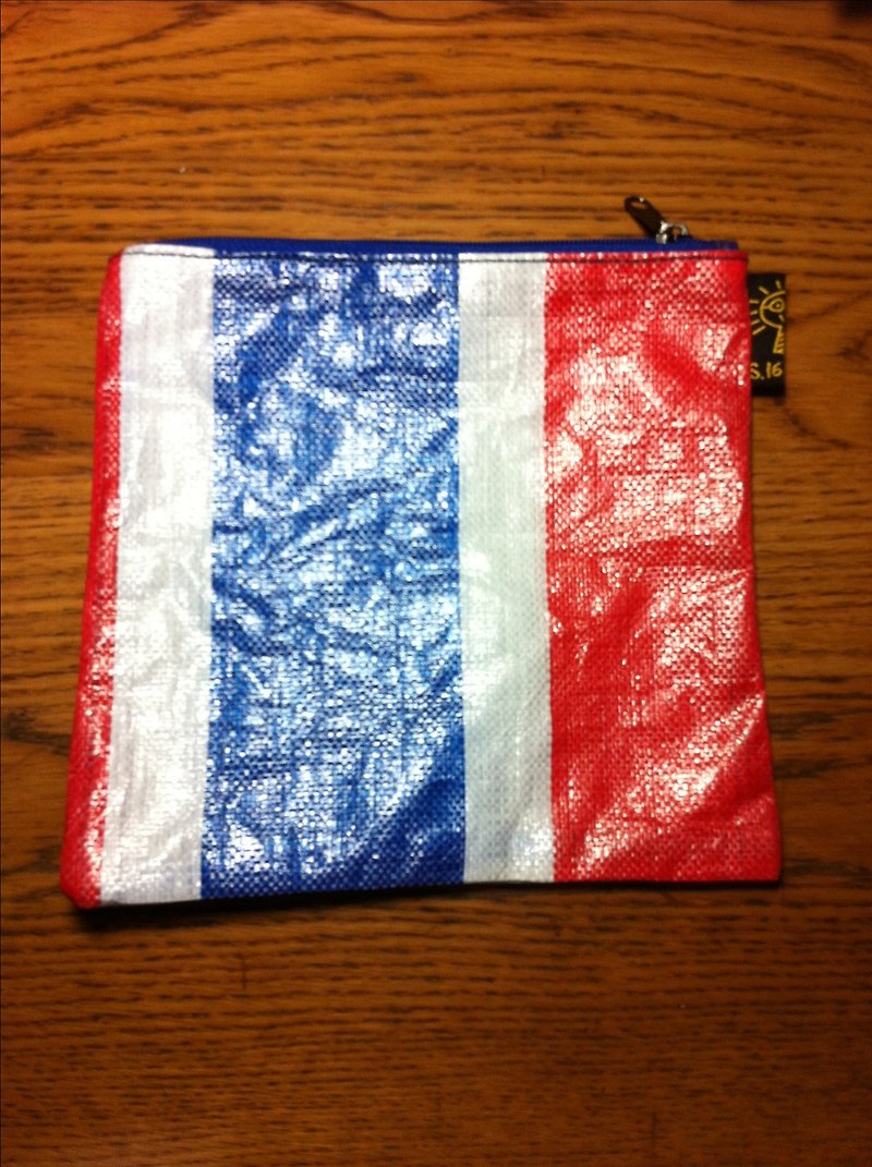 Local flavor red, white and blue bags - Toiletry Bags & Pouches - Other Materials Red