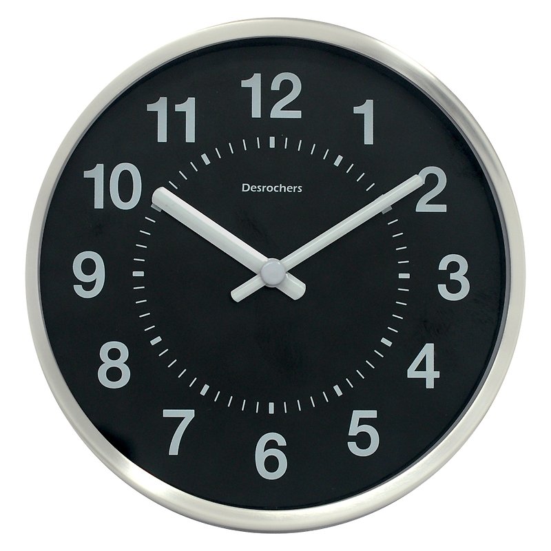 Mod - as long as the black wall clock 2 in 1 (metal) - Clocks - Other Metals Black
