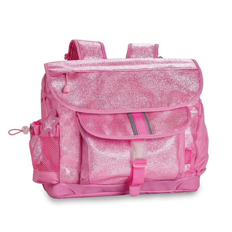 美國Bixbee閃采系列-甜心粉中童輕量舒壓背/書包 - 背囊/背包 - 聚酯纖維 粉紅色