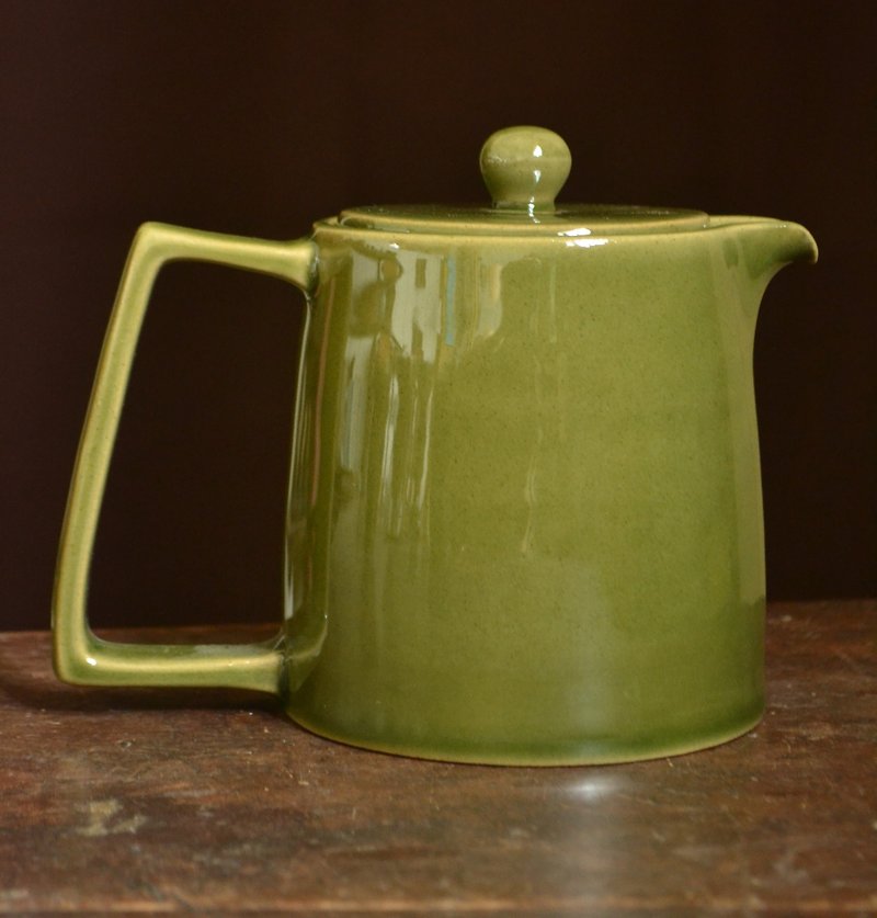 Summer tree green coffee tea pot - Mugs - Pottery Green