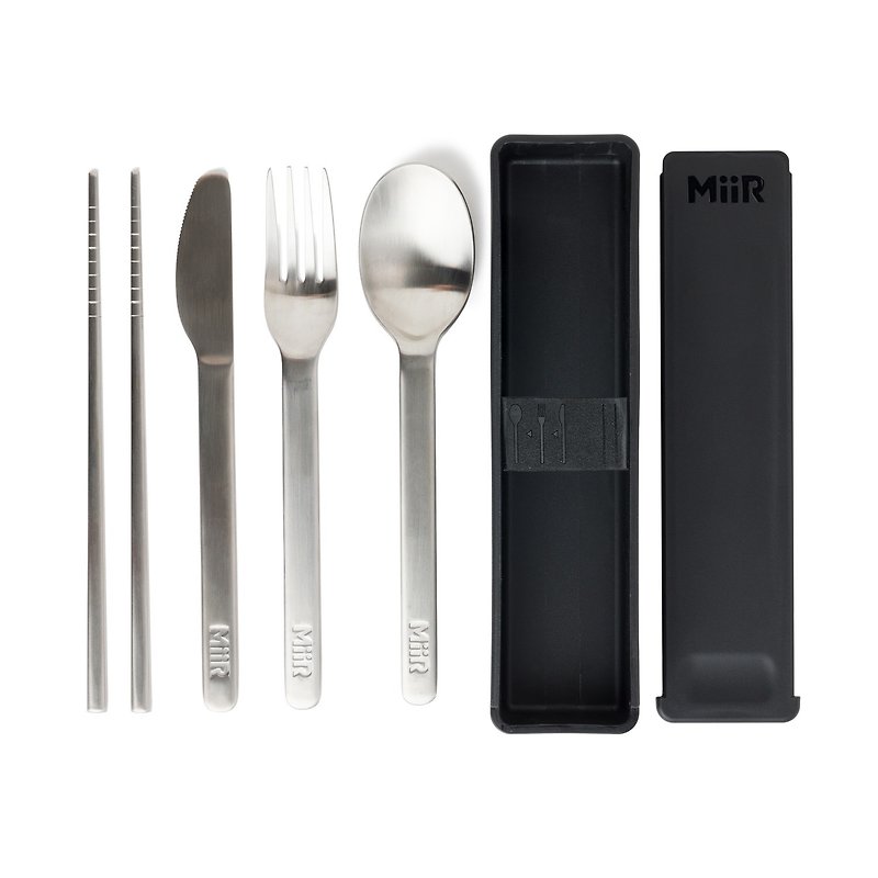 MiiR Essential Utensil Set Black - Cutlery & Flatware - Stainless Steel Black