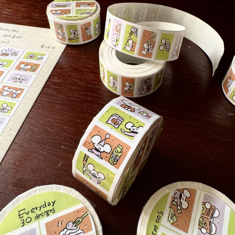 Everyday-焦糖開心果 // Label Sticker - 貼紙 - 紙 