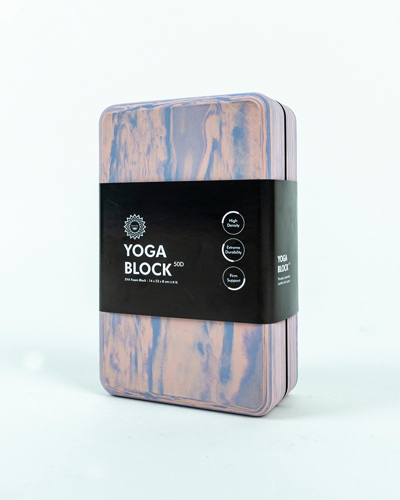 MIRACLE Yoga Brick│Camouflage Purple - Fitness Equipment - Eco-Friendly Materials Red