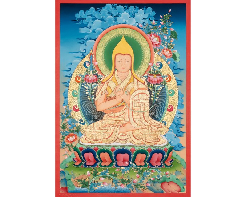 Limited Edition Chongaba Thangka - Wall Décor - Other Materials Multicolor