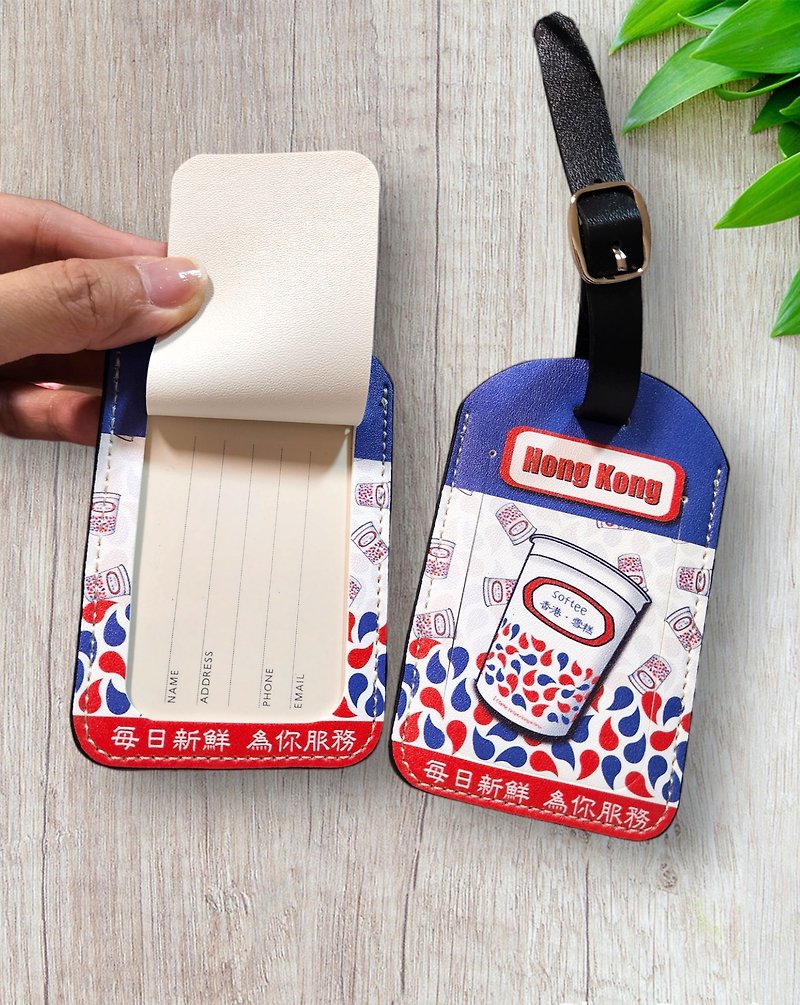 Original design hand-painted Ice Cream Regal Ice Cream Luggage Tag - Overseas - ที่เก็บพาสปอร์ต - วัสดุอื่นๆ 