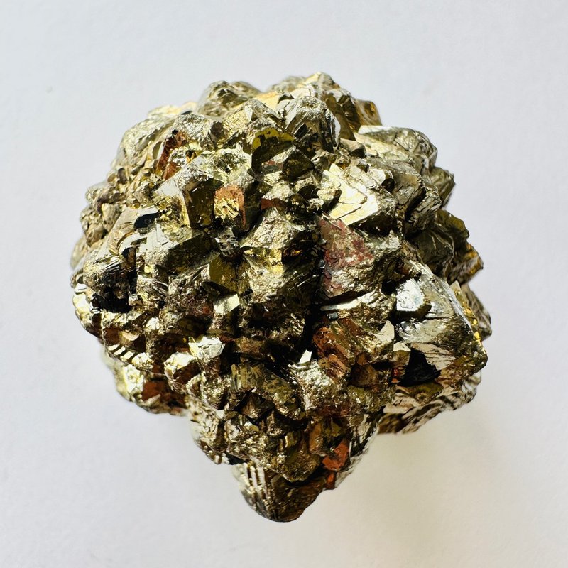 Pyrite Silver 3 Raw Stone Mineral Standard Crystal Stable Lucky Wealth Accumulation Golden Sands Fool's Gold - ของวางตกแต่ง - วัสดุอื่นๆ สีทอง