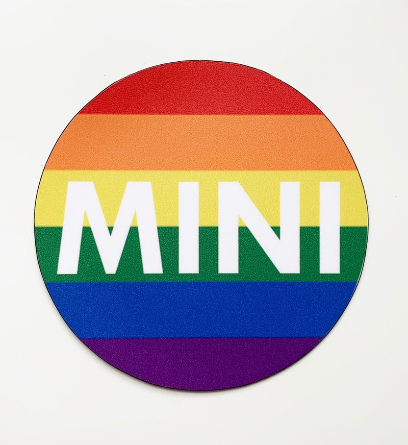 Magnet Car Stickers - Mini Rainbow | Exclusive Design Mini Cars | Monk - แม็กเน็ต - วัสดุกันนำ้ สีกากี