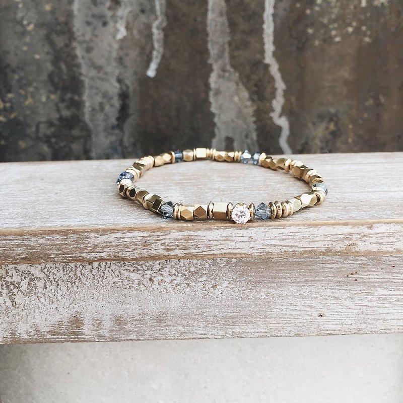 . Zhu [Brass] Princess Knight is the star that wins - Knight (Mother's Day gift / sister money / gifts / Christmas / brass bracelet) - Bracelets - Other Metals 