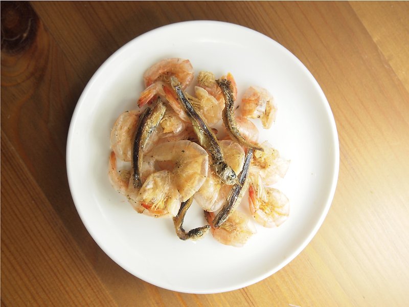 【貓的下酒菜零食系列】銀帶鯡魚と鮮蝦 - 寵物零食/肉乾 - 新鮮食材 橘色