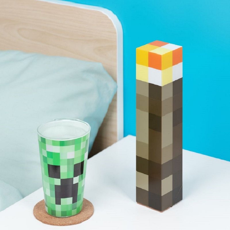【Minecraft】像素火炬小夜燈 - 燈具/燈飾 - 塑膠 多色