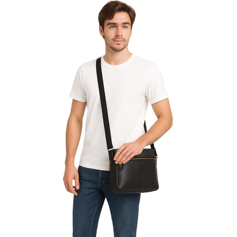 CROSS 限定1割引 プレミアムカーフレザー ショルダーバッグ ミシェルシリーズ 新品同様の展示品 - ショルダーバッグ - 革 ブラック