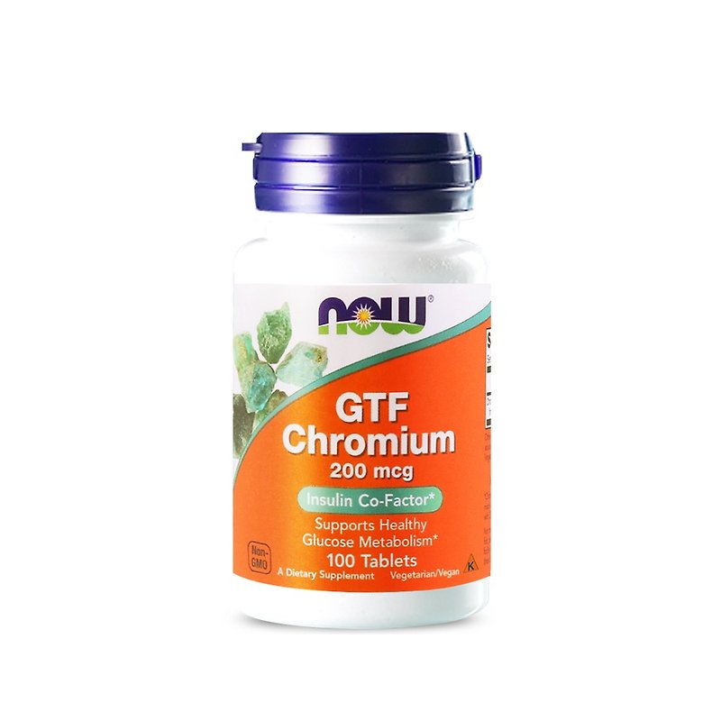 NOW Jian Er Ting Ji Ti Fu (Chromium Niacinate) (100 capsules/bottle) - อาหารเสริมและผลิตภัณฑ์สุขภาพ - วัสดุอื่นๆ 