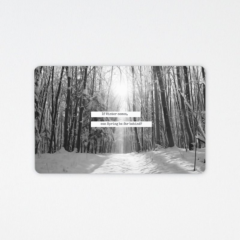 Text Series | Youyou Card Art Design Practical Gift - Other - Other Materials Gray