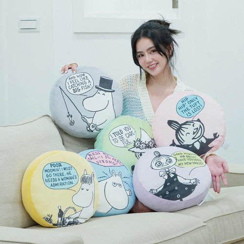 我適文創 【MOOMIN】棉花糖抱枕 漫畫系列 靠枕