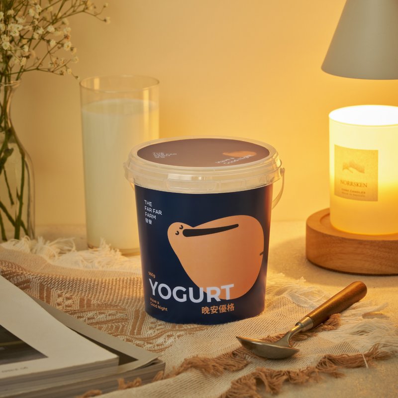 發發晚安優格-2入1組(960g*2) - 優格/優酪乳 - 塑膠 藍色