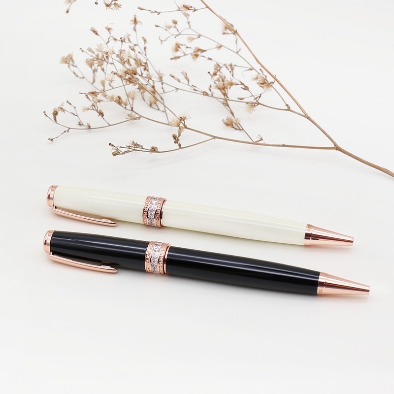 ARTEX Grace Long Edition Ballpoint Pen - Rose Gold - Ballpoint & Gel Pens - Copper & Brass Gold