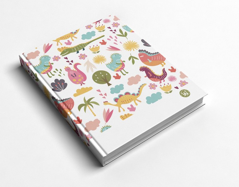 Rococo Strawberry WELKIN Handmade_Handmade Book/Notebook/Handbook/Diary-Monster Dinosaur - สมุดบันทึก/สมุดปฏิทิน - กระดาษ 