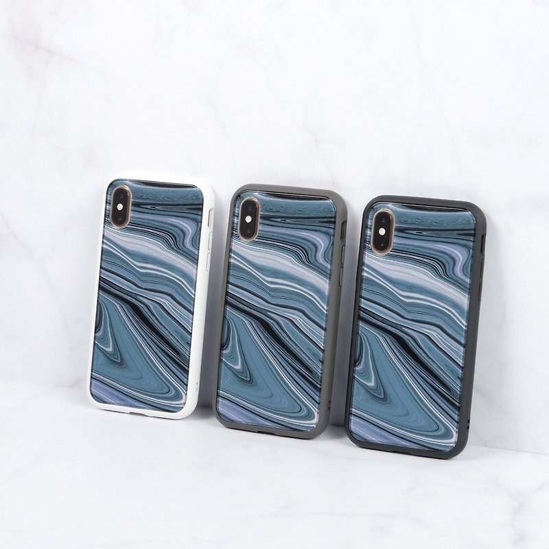 Mod NX邊框背蓋兩用手機殼/質感石紋-流沙 for iPhone系列 - 手機配件 - 塑膠 多色