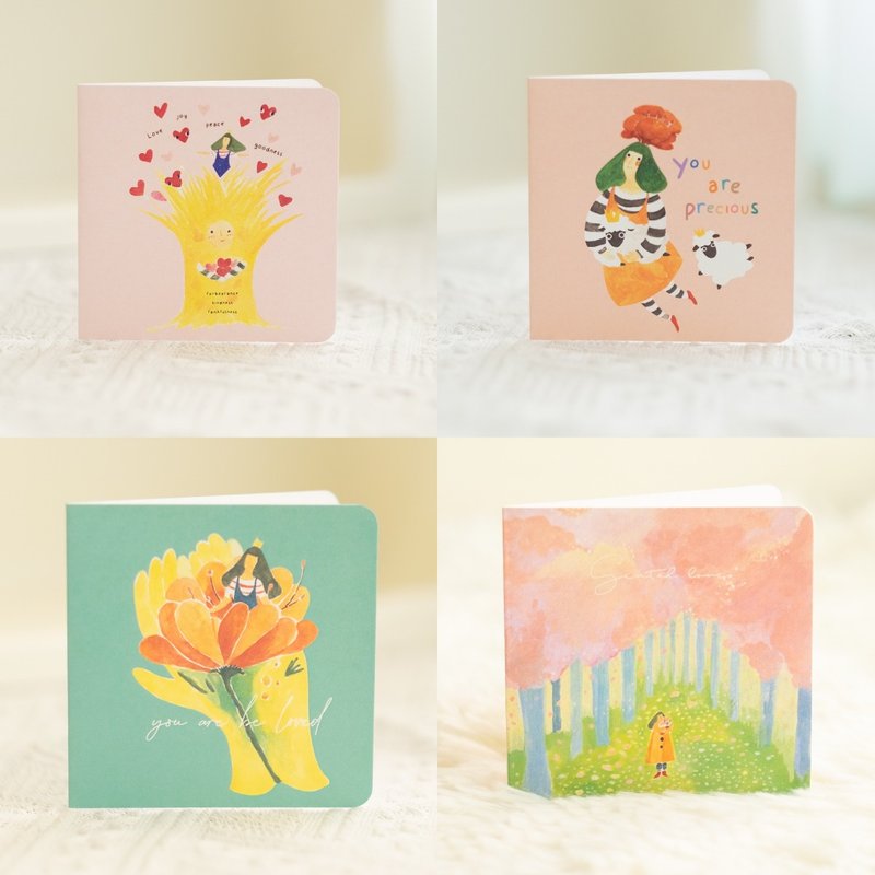 祝福 萬用卡片_4入套組 附信封 - 心意卡/卡片 - 紙 