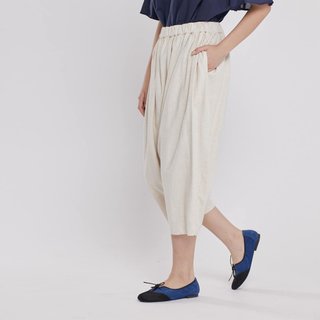 Bruce Linen Arc shaped Harem pants/Linen