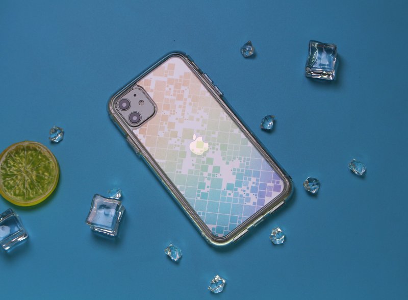 D-Armor Shockproof case with Anti-Yellowing and Technology. rainbow  diamond - Phone Cases - Plastic Multicolor