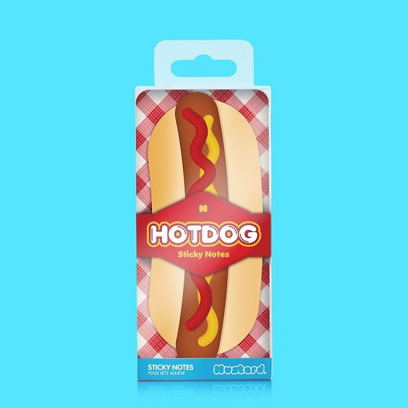 British Mustard Fun Post-It Notes-Hot Dogs - อื่นๆ - กระดาษ 