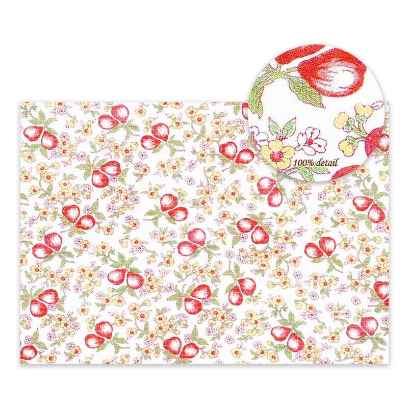 Petit berry white Wrapping Paper / Scrapbook Paper / 25sheet A4 size - 其他 - 紙 